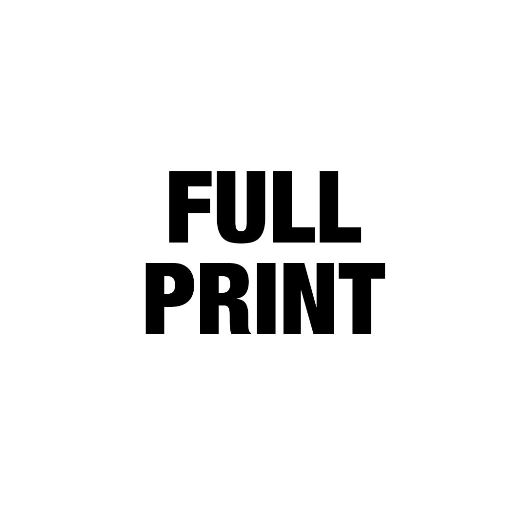 FULL PRINT (NAME & NUMBER)